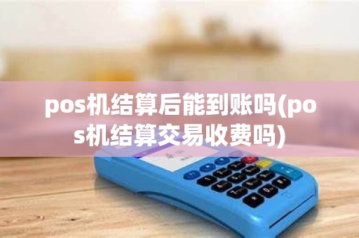 pos机结算后能到账吗(pos机结算交易收费吗)