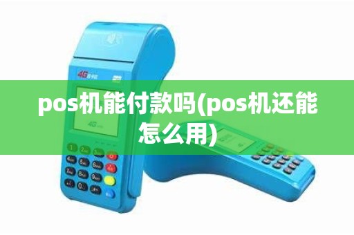 pos机能付款吗(pos机还能怎么用)