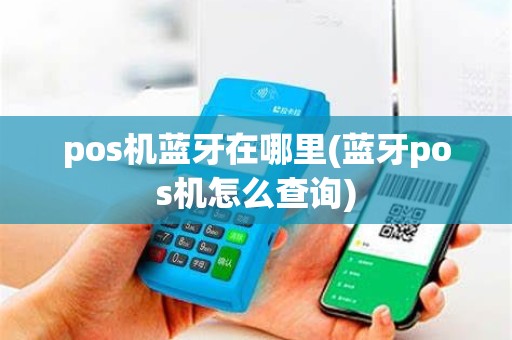 pos机蓝牙在哪里(蓝牙pos机怎么查询)