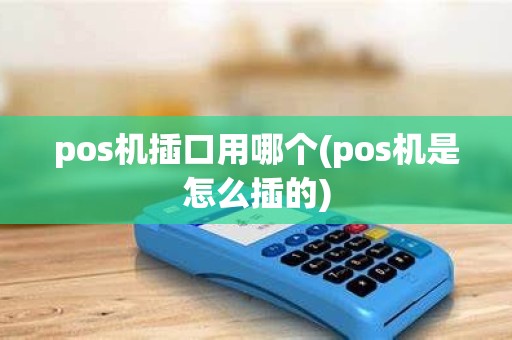 pos机插口用哪个(pos机是怎么插的)