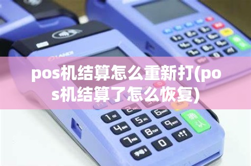 pos机结算怎么重新打(pos机结算了怎么恢复)