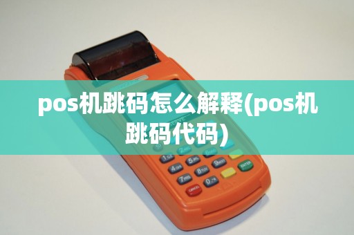 pos机跳码怎么解释(pos机跳码代码)