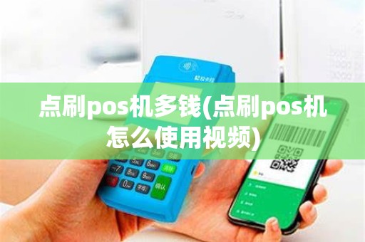 点刷pos机多钱(点刷pos机怎么使用视频)