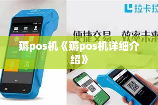 薅pos机《薅pos机详细介绍》