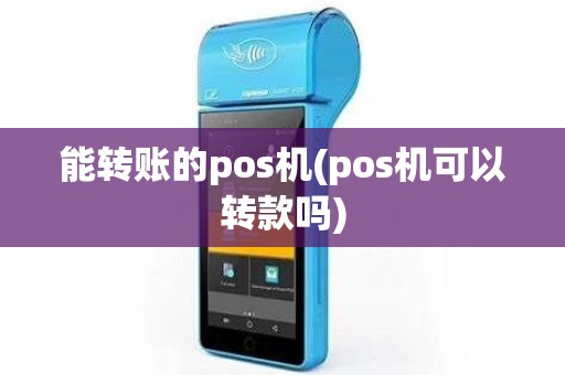 能转账的pos机(pos机可以转款吗)