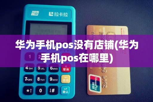 华为手机pos没有店铺(华为手机pos在哪里)
