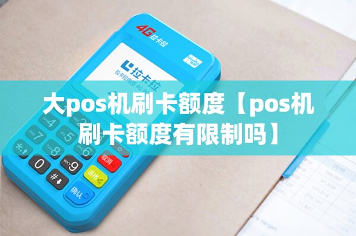 大pos机刷卡额度【pos机刷卡额度有限制吗】