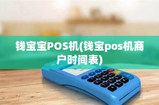 钱宝宝POS机(钱宝pos机商户时间表)