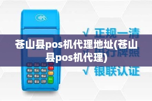 苍山县pos机代理地址(苍山县pos机代理)