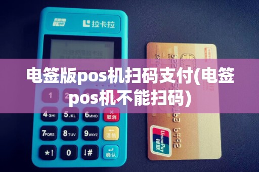 电签版pos机扫码支付(电签pos机不能扫码)