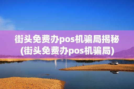 街头免费办pos机骗局揭秘(街头免费办pos机骗局)
