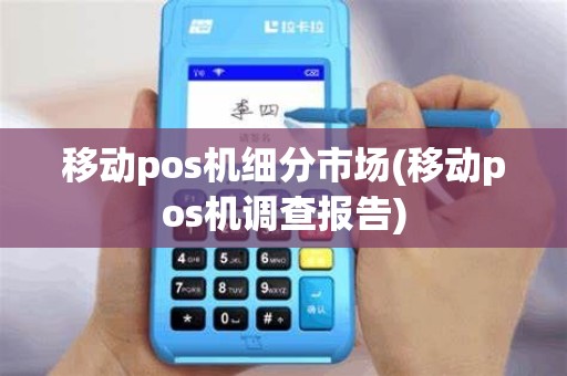 移动pos机细分市场(移动pos机调查报告)
