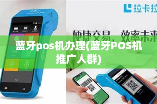 蓝牙pos机办理(蓝牙POS机推广人群)