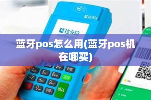 蓝牙pos怎么用(蓝牙pos机在哪买)