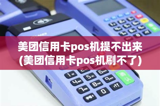 美团信用卡pos机提不出来(美团信用卡pos机刷不了)