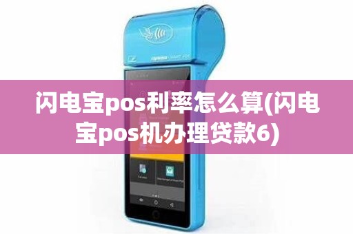 闪电宝pos利率怎么算(闪电宝pos机办理贷款6)