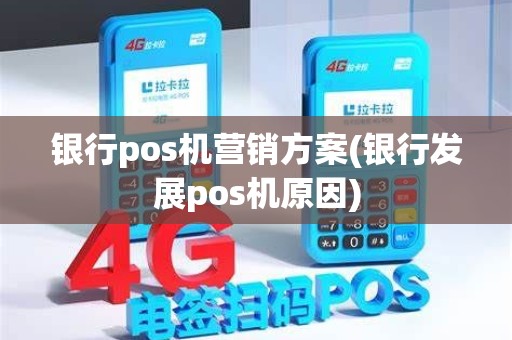 银行pos机营销方案(银行发展pos机原因)