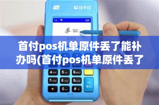 首付pos机单原件丢了能补办吗(首付pos机单原件丢了)