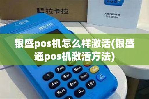 银盛pos机怎么样激活(银盛通pos机激活方法)