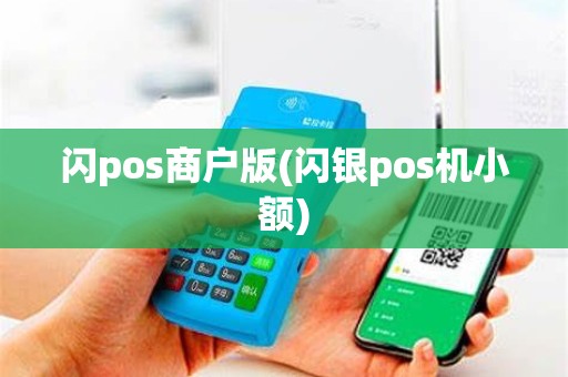 闪pos商户版(闪银pos机小额)