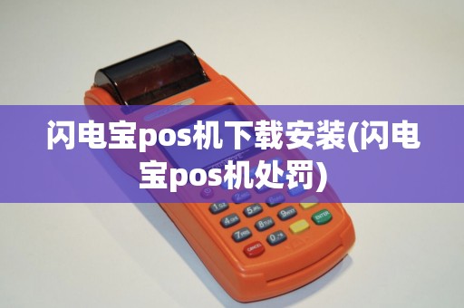 闪电宝pos机下载安装(闪电宝pos机处罚)