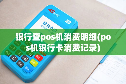银行查pos机消费明细(pos机银行卡消费记录)