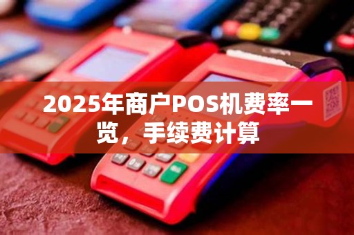 2025年商户POS机费率一览,手续费计算