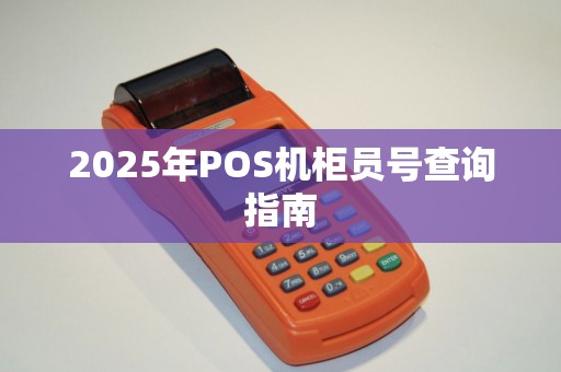 2025年POS机柜员号查询指南