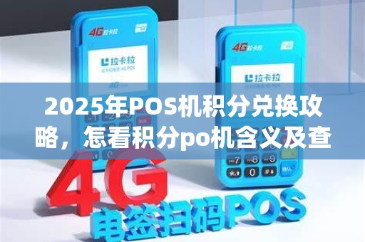 2025年POS机积分兑换攻略，怎看积分po机含义及查询方法