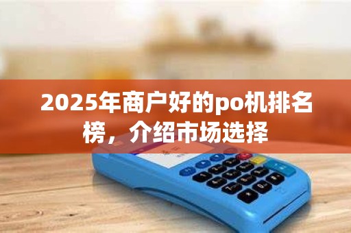 2025年商户好的po机排名榜，介绍市场选择