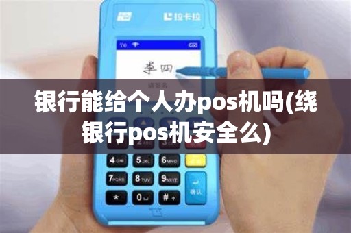 银行能给个人办pos机吗(绕银行pos机安全么)