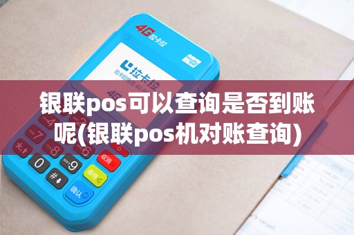 银联pos可以查询是否到账呢(银联pos机对账查询)