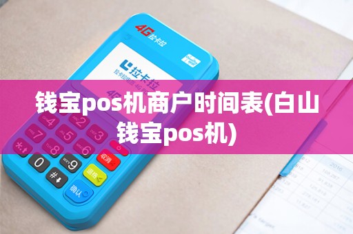 钱宝pos机商户时间表(白山钱宝pos机)