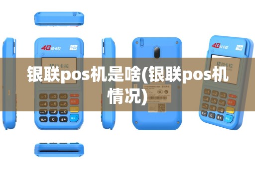 银联pos机是啥(银联pos机情况)
