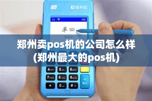郑州卖pos机的公司怎么样(郑州最大的pos机)