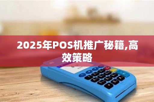 2025年POS机推广秘籍,高效策略