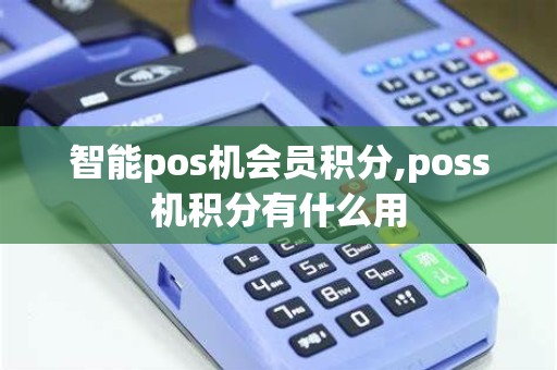 智能pos机会员积分,poss机积分有什么用