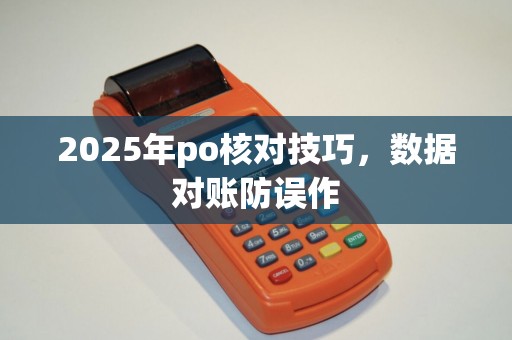 2025年po核对技巧，数据对账防误作