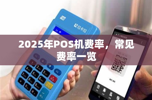 2025年POS机费率，常见费率一览