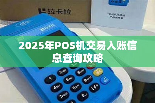 2025年POS机交易入账信息查询攻略