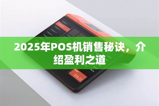 2025年POS机销售秘诀,介绍盈利之道