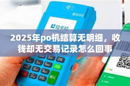 2025年po机结算无明细，收钱却无交易记录怎么回事