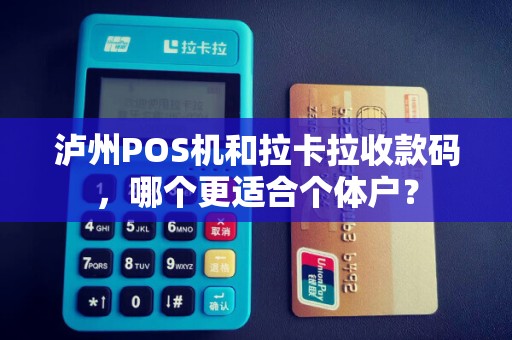 泸州POS机和拉卡拉收款码，哪个更适合个体户？