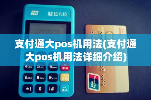支付通大pos机用法(支付通大pos机用法详细介绍)