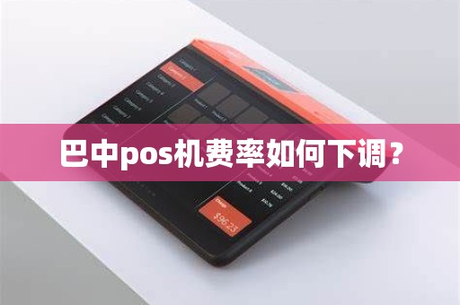 巴中pos机费率如何下调？