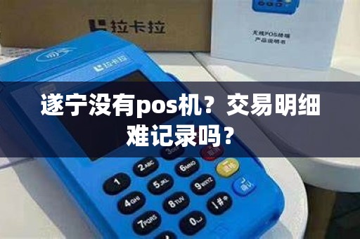遂宁没有pos机？交易明细难记录吗？