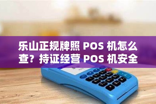 乐山正规牌照 POS 机怎么查？持证经营 POS 机安全吗？