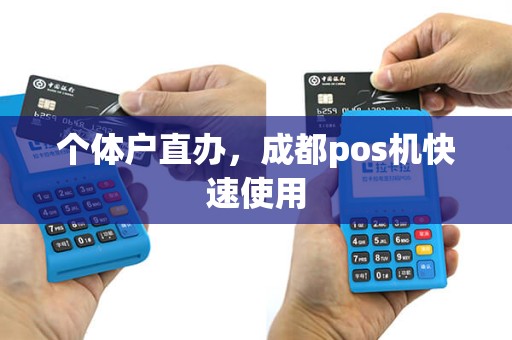 个体户直办，成都pos机快速使用