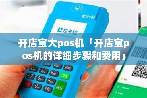 开店宝大pos机「开店宝pos机的详细步骤和费用」