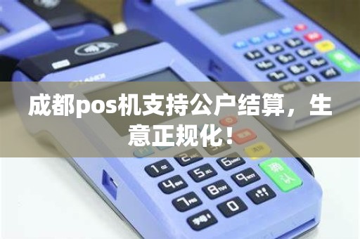 成都pos机支持公户结算，生意正规化！